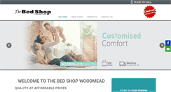 Desktop Screenshot of bedshopwoodmead.co.za