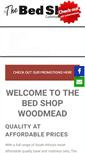 Mobile Screenshot of bedshopwoodmead.co.za