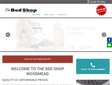 Tablet Screenshot of bedshopwoodmead.co.za